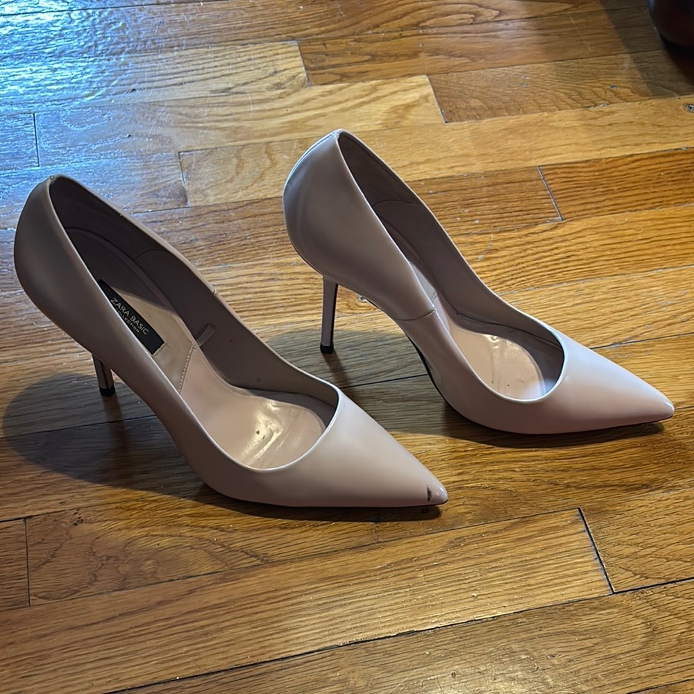 Elegant Beige Stiletto Heels